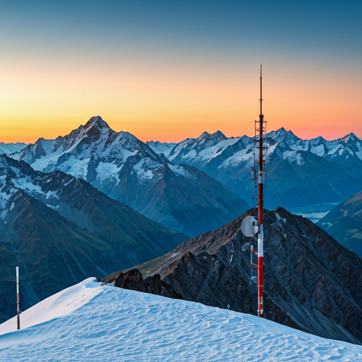Alpine mountain hydrology sensor network